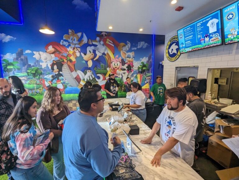 Sonic The Hedgehog Pop Up Cafe Is Open In Southern California For A