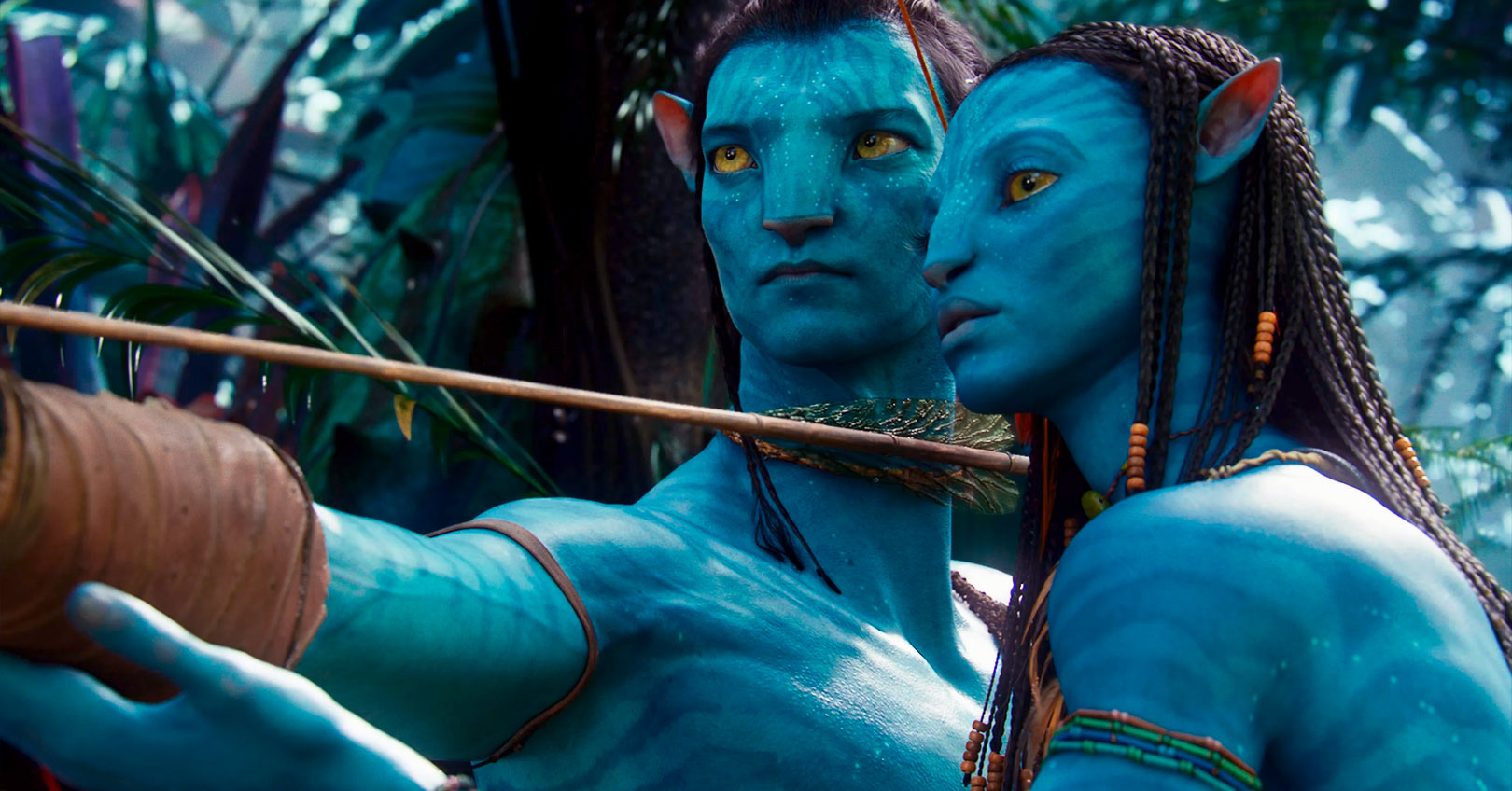 Avatar - Sam Worthington and Zoe Saldaña