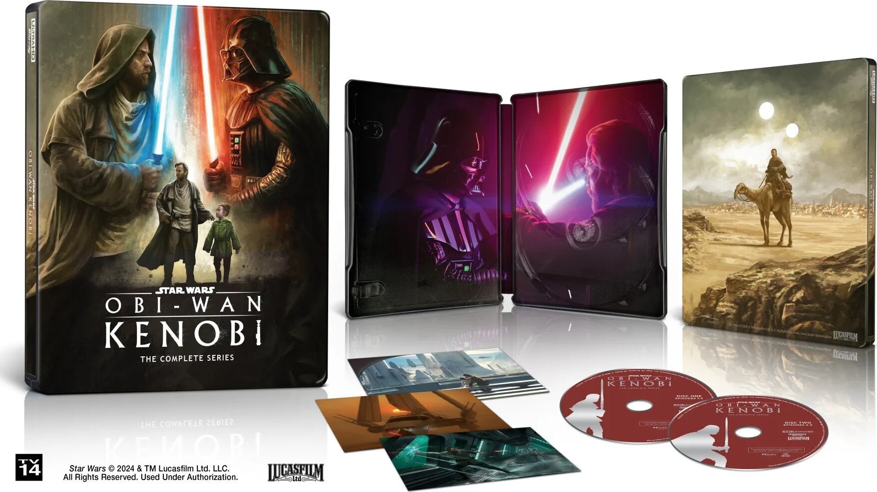 Steelbook Contents for Lucasfilm's Obi-Wan Kenobi