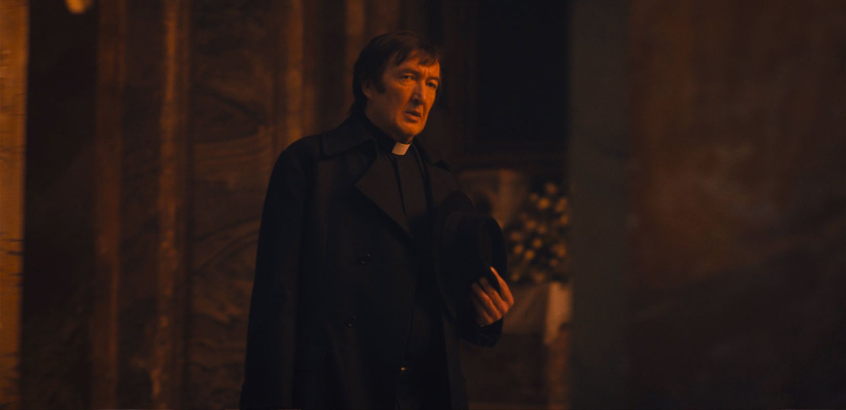 Ralph Ineson as Father Brennan in 20th Century Studios' The First Omen