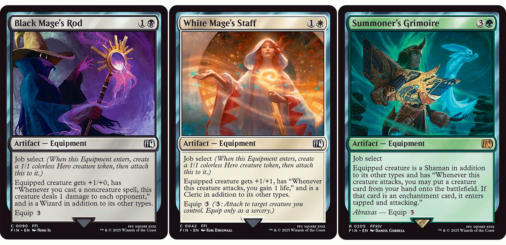 Magic: The Gathering x Final Fantasy Job Class Cards