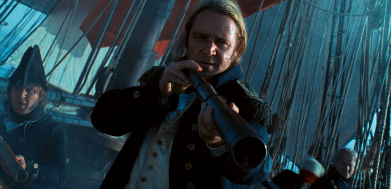 Russell Crowe in Master and Commander: The Far Side of the World